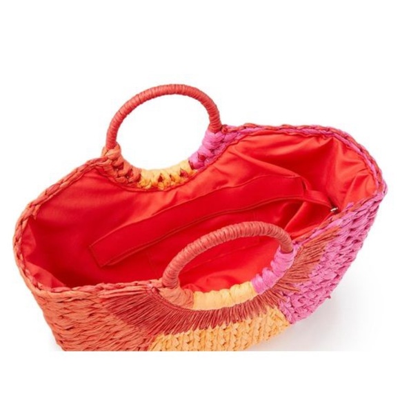 NWT Kelly & Katie straw tote - Picture 2 of 5